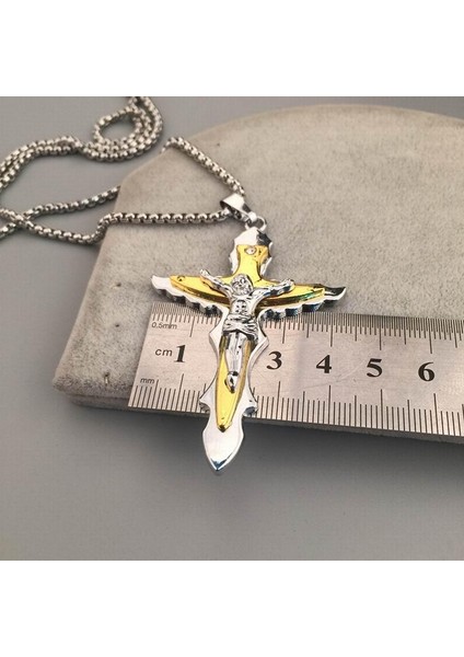 Moda Takı Alaşım Link Zinciri Isa Haç Kolye (Yurt Dışından) fiyatları