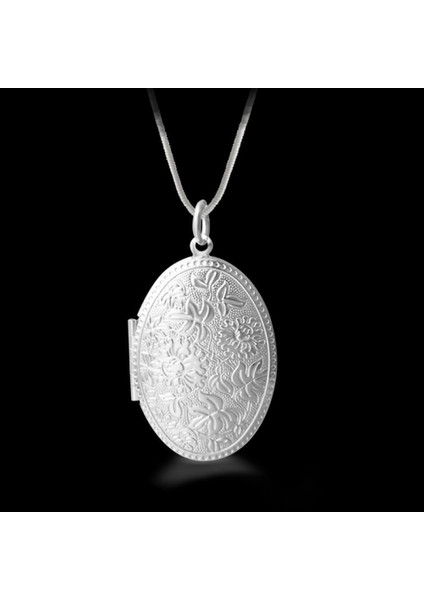 Moda Oyma Madalyon Zincir Gerdanlık Kolye (Yurt Dışından)