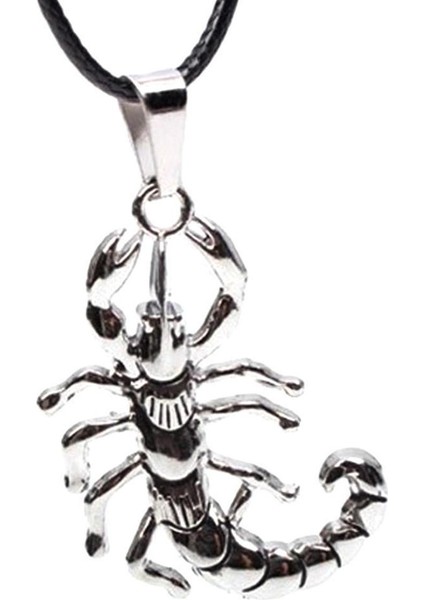 Yeni Moda Vintage Titanyum Çelik Gümüş Altın Akrep Zincir Kolye (Yurt Dışından) fırsatları