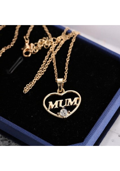 Pdto Kadın Kalp Anne Anne Takı Kolye (Yurt Dışından)