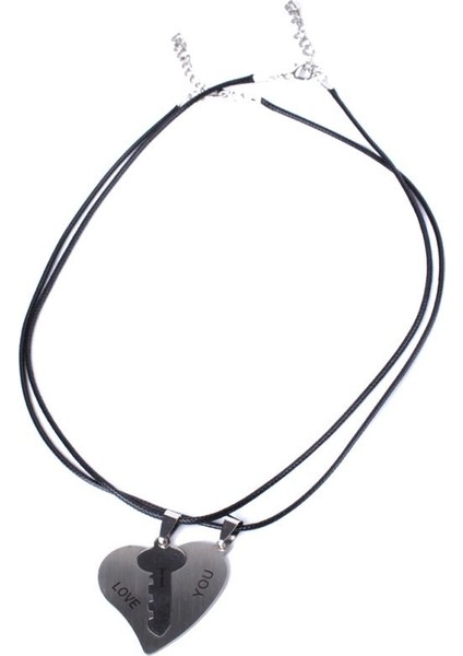 Sevgililer Eşleşen Kalp Şeklinde Anahtar Kadın/erkek Gümüş Paslanmaz Çelik Kolye (Yurt Dışından) fiyatları