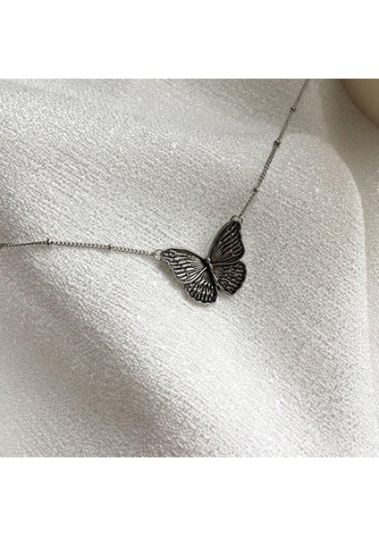 Xxww Avrupa ve Amerikan Retro Kelebek Alaşımlı Kaplama Dayanıklı Kolye (Yurt Dışından) fırsatları