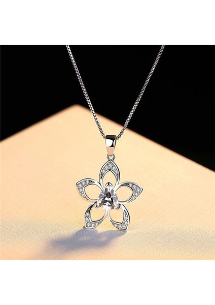 Moda Takı Bitki Çiçek Boş Tasarım Gümüş Köprücük Kemiği Kristal Gerdanlık Kolye (Yurt Dışından) fiyatları