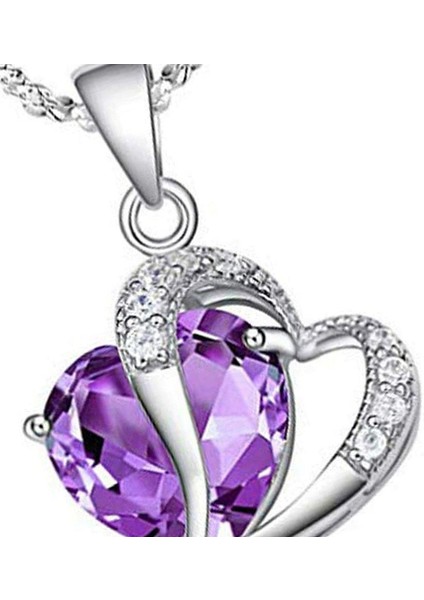 Takı Alaşım Kristal Kısa Kadınlar Için Şeftali Kalp Kalp Shpae LX19 Kolye (Yurt Dışından) fırsatları