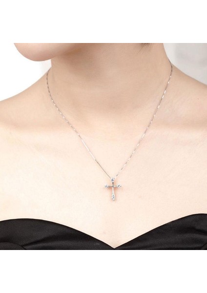 Pdto Moda Kadın Zarif Çapraz Charm Takı Kolye (Yurt Dışından)