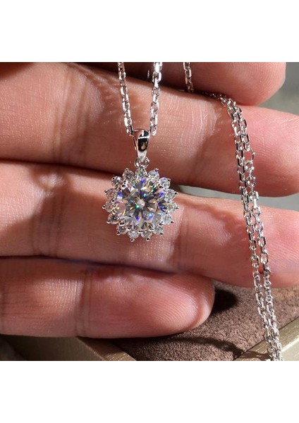 Kadın Yüksek Kaliteli Parlak Kristal Klavikula Zincir Trendy Takı Kolye (Yurt Dışından)