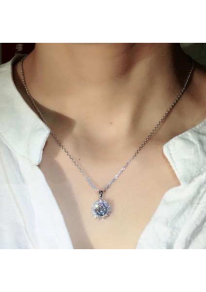 Kadın Yüksek Kaliteli Parlak Kristal Klavikula Zincir Trendy Takı Kolye (Yurt Dışından)