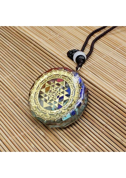 Pdto 1 Adet Yeni Orgonit Doğal Zirkon Yedi Çakra Takı Kolye (Yurt Dışından) modelleri