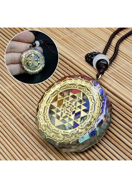 Pdto 1 Adet Yeni Orgonit Doğal Zirkon Yedi Çakra Takı Kolye (Yurt Dışından) fırsatları