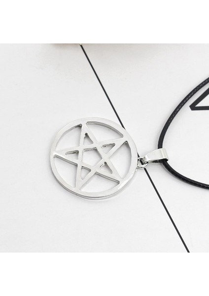 Kadın Moda Basit Mizaç Karikatür Pentagram Halka Köprücük Kemiği Zinciri Kolye (Yurt Dışından) fiyatları