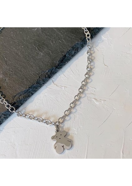 Kadın Serin Tüm Maç Klavikula Zinciri Basit Kişilik Ayı Kolye (Yurt Dışından) fiyatları