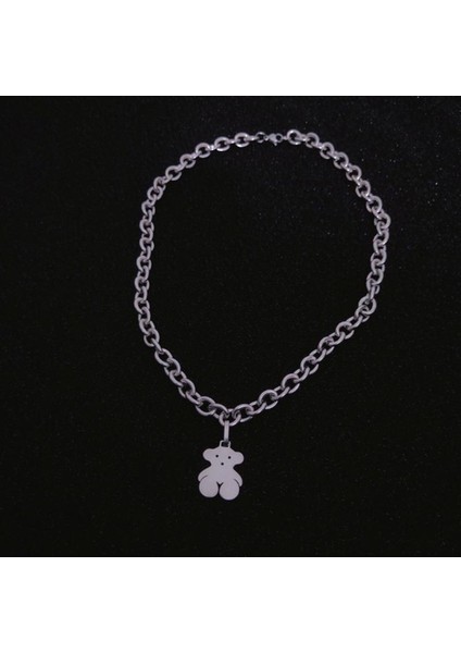 Kadın Serin Tüm Maç Klavikula Zinciri Basit Kişilik Ayı Kolye (Yurt Dışından) modelleri