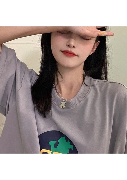 Kadın Serin Tüm Maç Klavikula Zinciri Basit Kişilik Ayı Kolye (Yurt Dışından) fırsatları