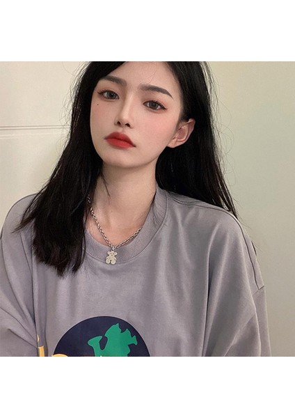 Kadın Serin Tüm Maç Klavikula Zinciri Basit Kişilik Ayı Kolye (Yurt Dışından) indirimleri