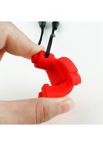 Otistik Çocuklar Için 1 Adet Silikon Robot Şekilli Bebek Diş Kaşıyıcınız Chew Duyusal Çiğneme Kolye (Yurt Dışından) indirimleri