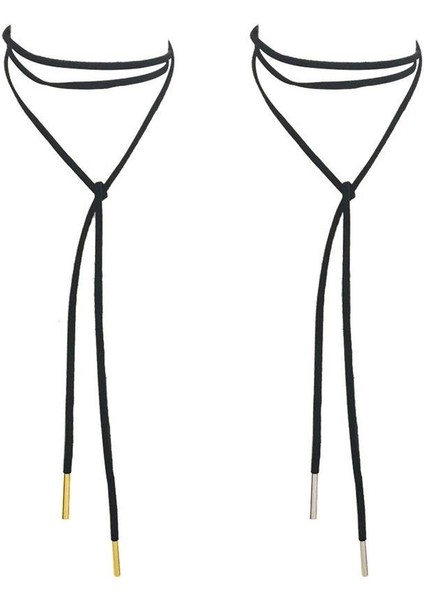 Kadife Serbestçe Ayarlanabilen Vahşi Uzun Kazak Kolye (Yurt Dışından)