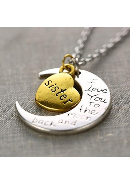 Kızınız Için Charm Seni Aya Kadar Seviyorum Kolye (Yurt Dışından) fırsatları