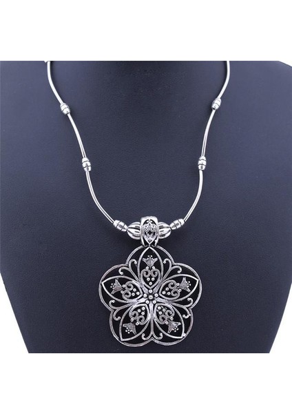 Büyüleyici Kaplama Gümüş Doğum Günü Için Parti Çiçek Takı Kolye (Yurt Dışından) fiyatları