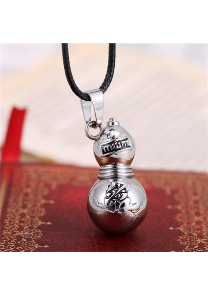 Moda Anime Naruto Gaara Kabak Antik Gümüş Kaplama Cosplay I Kolye (Yurt Dışından)