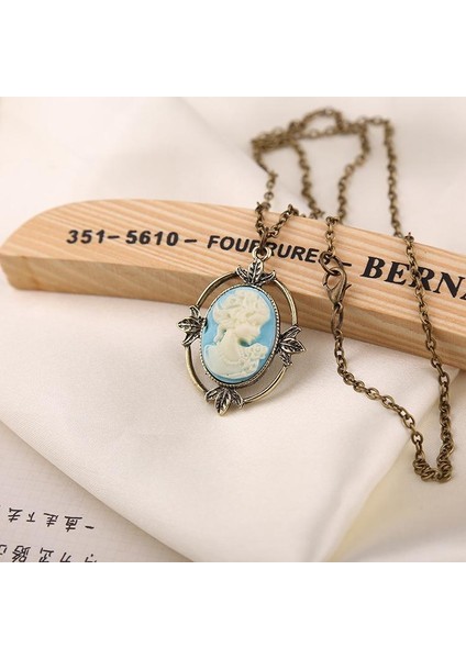 Vampire Diaries Gemstone Moda Alaşım Kolye (Yurt Dışından)