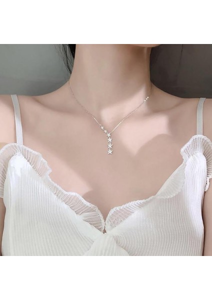 Charm Kadın Köprücük Kemiği Ler Mücevher Günlük Yıldız Ucu Kolye (Yurt Dışından) modelleri