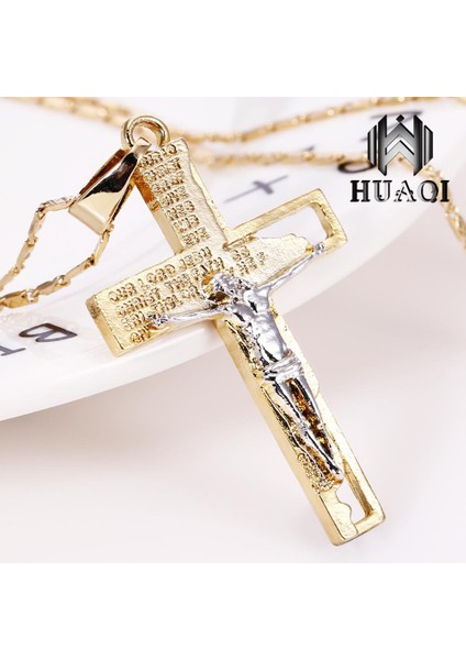 Huaqı Dini Takı Isa Namaz Çapraz Haç Içi Boş Noel Kolye (Yurt Dışından)