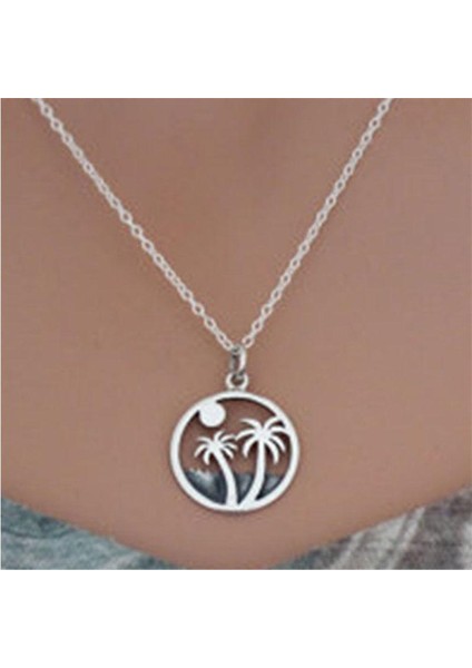 Basit Yaratıcı Palmiye Ağacı Güneş Plaj Kolye (Yurt Dışından) fiyatları