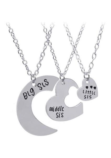 Üç Yapraklı Aşk Kalp Aile Takı Dikiş Aşk Seti Kolye (Yurt Dışından) fiyatları