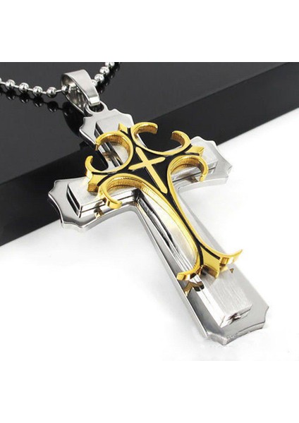 Çapraz Asılı Titanyum Kadınlar ve Kızlar Için Kadın Takı Pshi Kolye (Yurt Dışından)