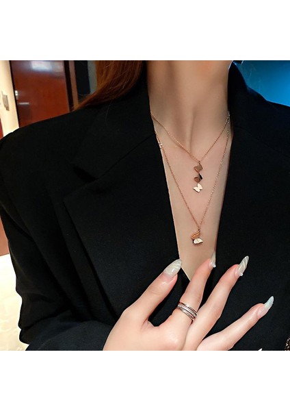 Kadın Gümüş Takı Moda Takı Boyunbağı Giyim I Kolye (Yurt Dışından)