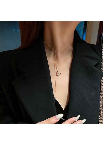 Kadın Gümüş Takı Moda Takı Boyunbağı Giyim I Kolye (Yurt Dışından) modelleri