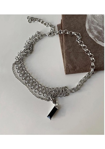 Kadın Gümüş Takı Giyim I Moda Takı Boyunbağı Kolye (Yurt Dışından) fiyatları