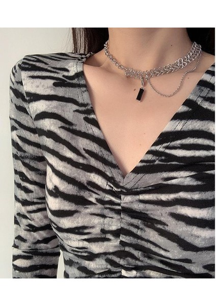 Kadın Gümüş Takı Giyim I Moda Takı Boyunbağı Kolye (Yurt Dışından) modelleri