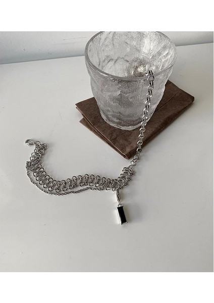 Kadın Gümüş Takı Giyim I Moda Takı Boyunbağı Kolye (Yurt Dışından) fırsatları