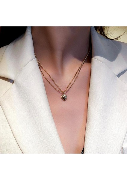 Kadın Gümüş Takı Giyim I Moda Boyunbağı Takı Kolye (Yurt Dışından) fırsatları