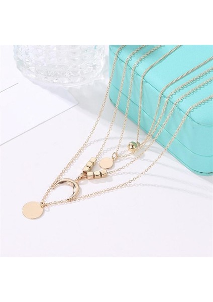 Lady Chic Püskül Bohem Dört Katlı Saçaklı Ucu Kolye (Yurt Dışından) fırsatları