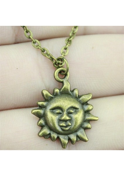 Wyısywg 1 Adet Metal Zincir Kadın Güneş 21X19MM Kolye (Yurt Dışından) fırsatları