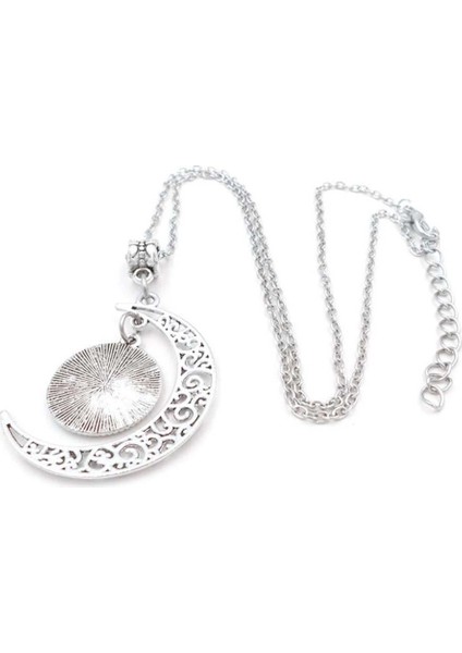 Steampunk Pusula Eski Ay Cam Sanatı Takı Kolye (Yurt Dışından)