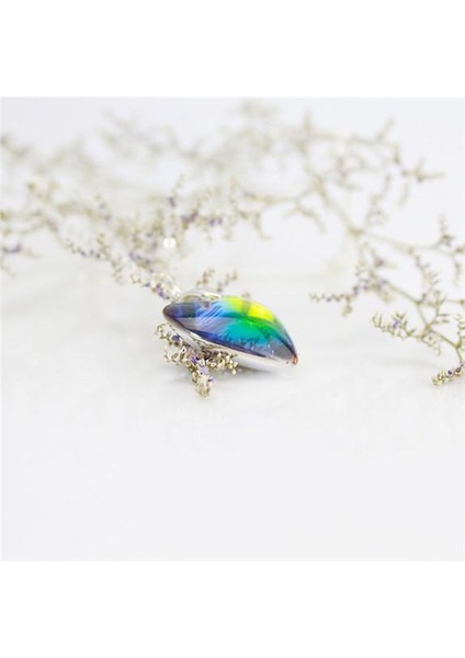 Çok Renkli Kristal Şeftali Kalp Boncuk Zincir Noel Zamanı Taş Kalp Şekli Kolye (Yurt Dışından) fırsatları