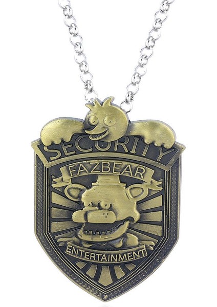 Freddy'nin Broş Pimleri Rozeti Japonya Anime Figürü Sinde 2'si 1 Arada Çok Fonksiyonlu Geceler Kolye (Yurt Dışından)