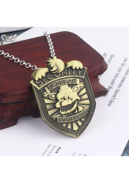 Freddy'nin Broş Pimleri Rozeti Japonya Anime Figürü Sinde 2'si 1 Arada Çok Fonksiyonlu Geceler Kolye (Yurt Dışından) modelleri