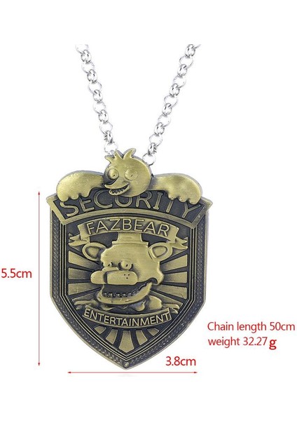 Freddy'nin Broş Pimleri Rozeti Japonya Anime Figürü Sinde 2'si 1 Arada Çok Fonksiyonlu Geceler Kolye (Yurt Dışından) indirimleri