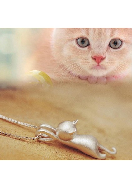 Güzel Kitty Kedi , Tatlı Kedi Yaramaz Sevimli Mutlu Kedi Kolye (Yurt Dışından) fırsatları
