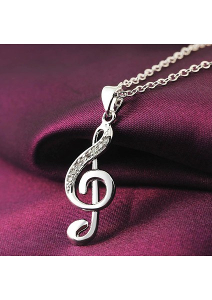 Takı Not Zarif Düğün Müzik Zinciri Kristal Süs Kolye (Yurt Dışından) fiyatları