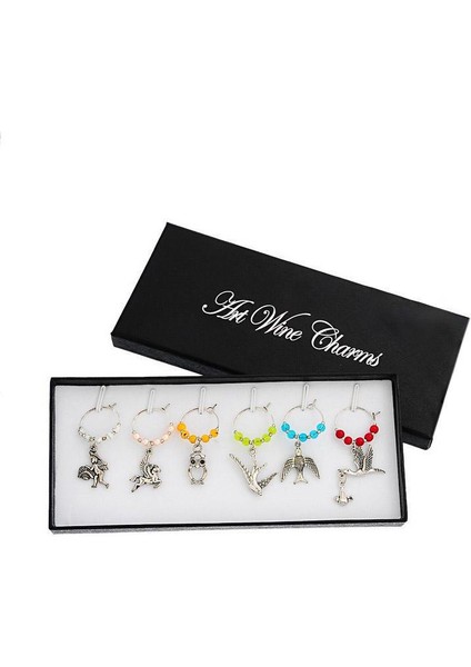 Hoomall Karışık Şarap Charms Hayvanlar Desen Sarkıt Masa Süslemeleri Kolye (Yurt Dışından) fiyatları