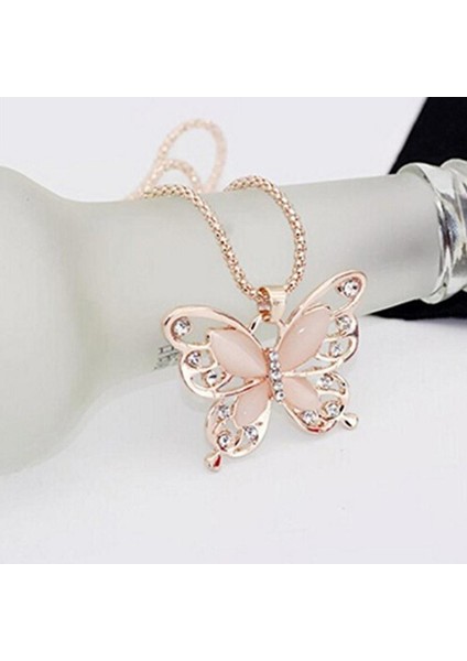 Moda Kadın Kelebek Şık Kazak Mizaç Kolye (Yurt Dışından) fiyatları