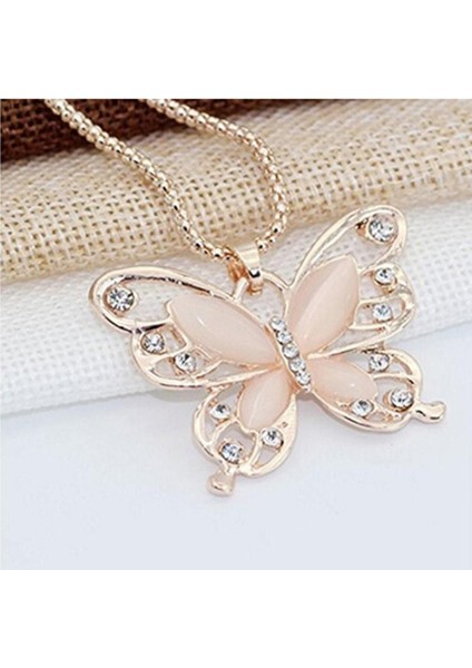 Moda Kadın Kelebek Şık Kazak Mizaç Kolye (Yurt Dışından) indirimleri