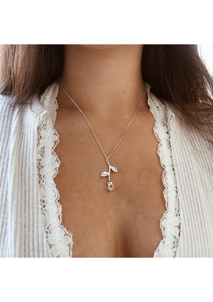 Yeni Gül Altın Çiçek Gerdanlık Bildirimi Collier Kadınlar Charm Takı Kolye (Yurt Dışından) fiyatları