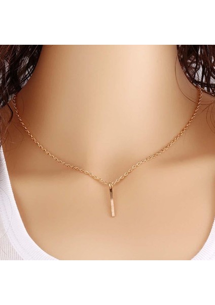 Yeni Takı Kadın Kızlar Alaşım Basit Tasarım Zincir Kolye (Yurt Dışından)