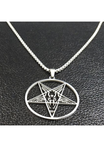 Tılsım Paslanmaz Çelik Keçi Şeytani Lucifer Yama Collier Homme Kolye (Yurt Dışından) fiyatları